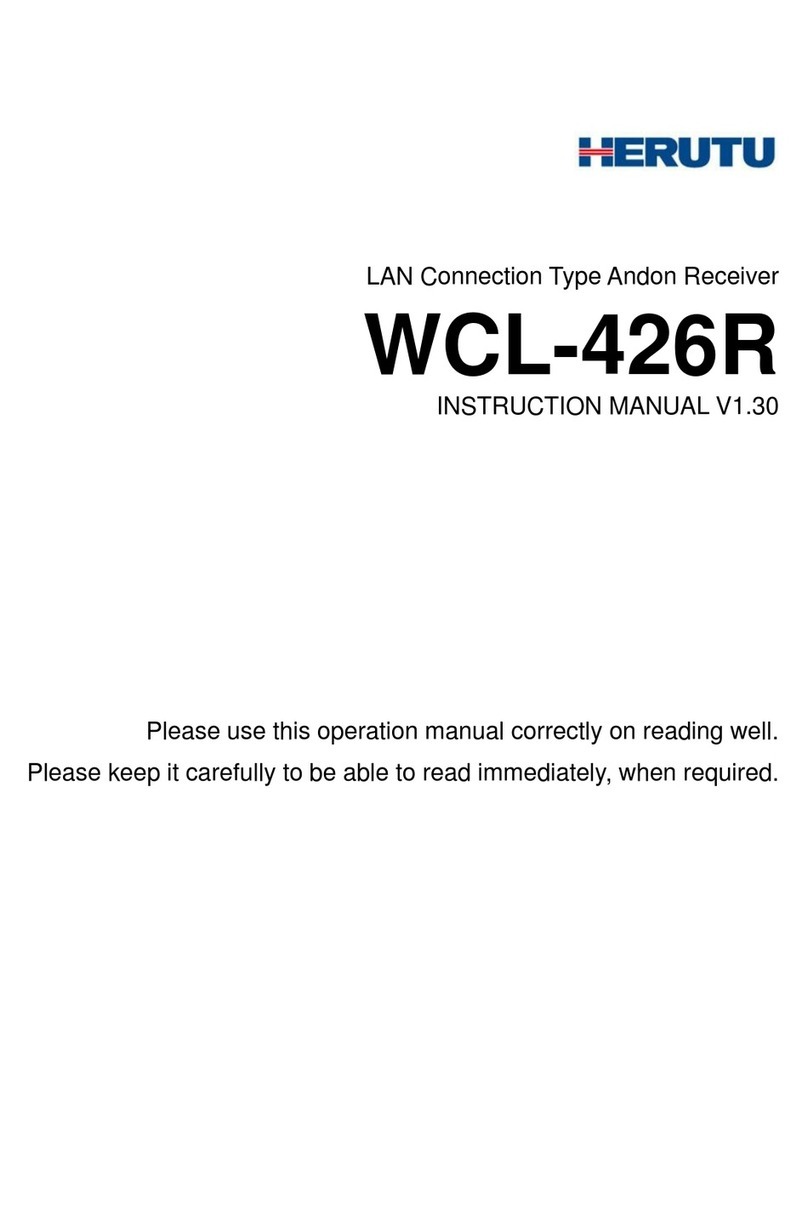 Herutu WCL-426R User manual