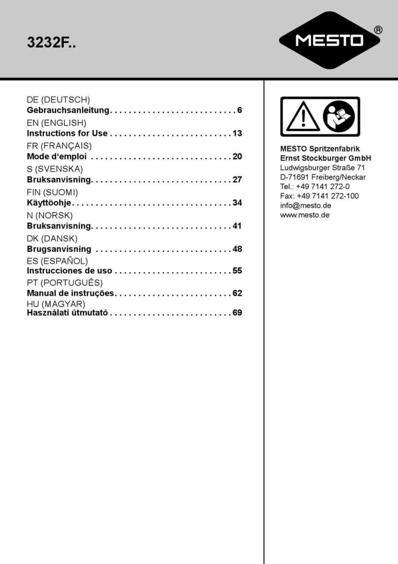 Mesto 3232F Series Instructions for use