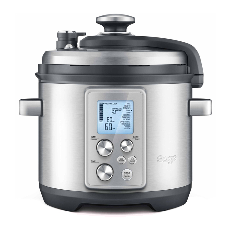 Sage Fast Slow Pro BPR700 user manual