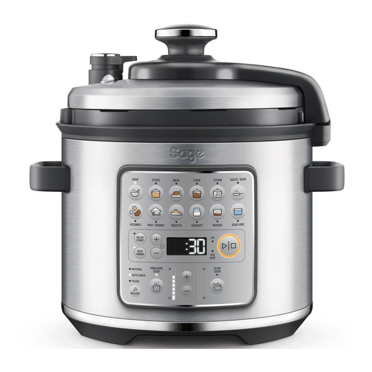 Sage Fast Slow GO BPR680 user manual