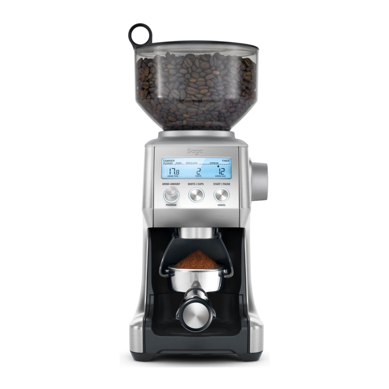 Sage Smart Grinder Pro BCG820 user manual