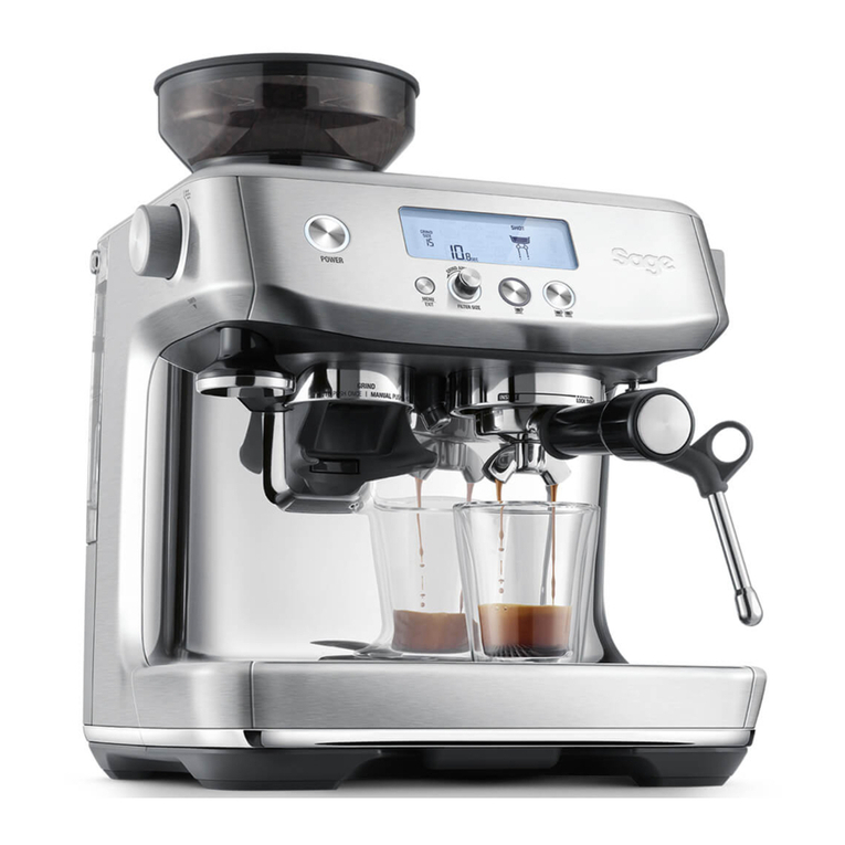 Sage the Barista Pro BES878 User manual