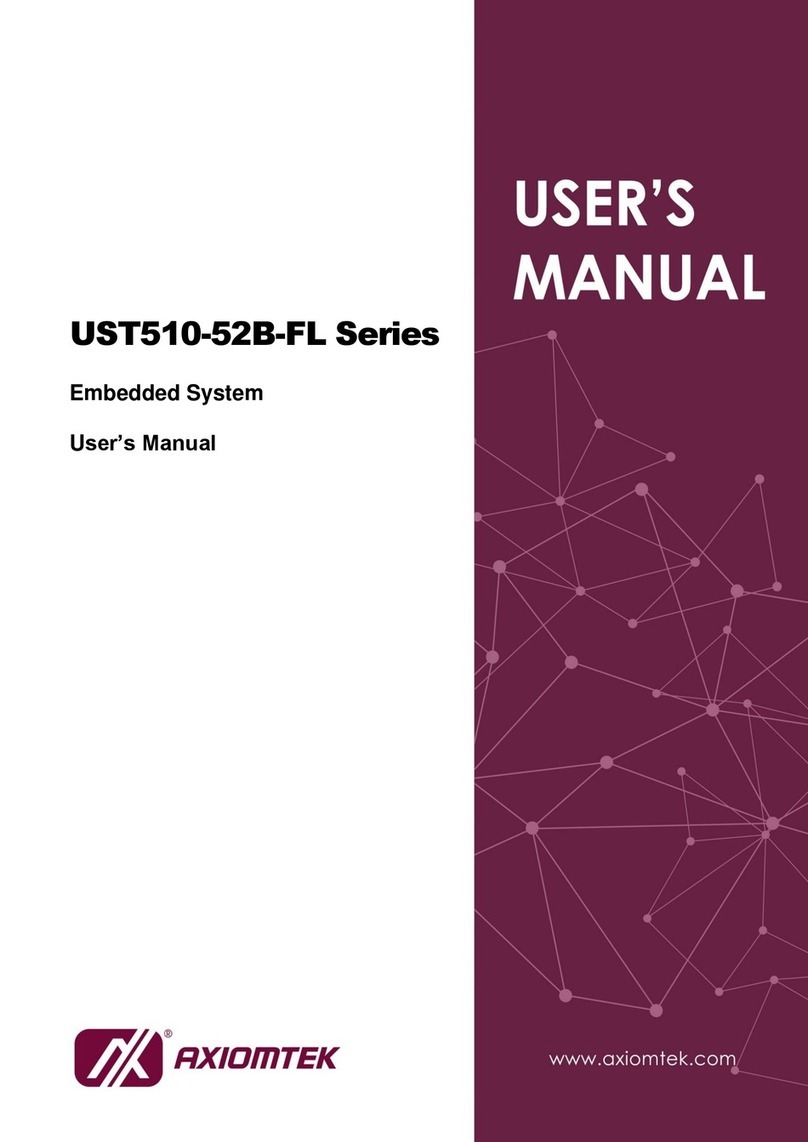 AXIOMTEK UST510-52B-FL Series user manual