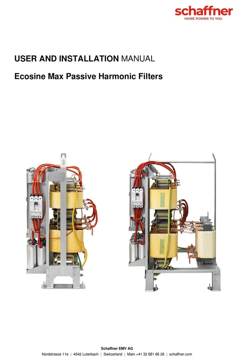 Schaffner ECOsine User and installation manual