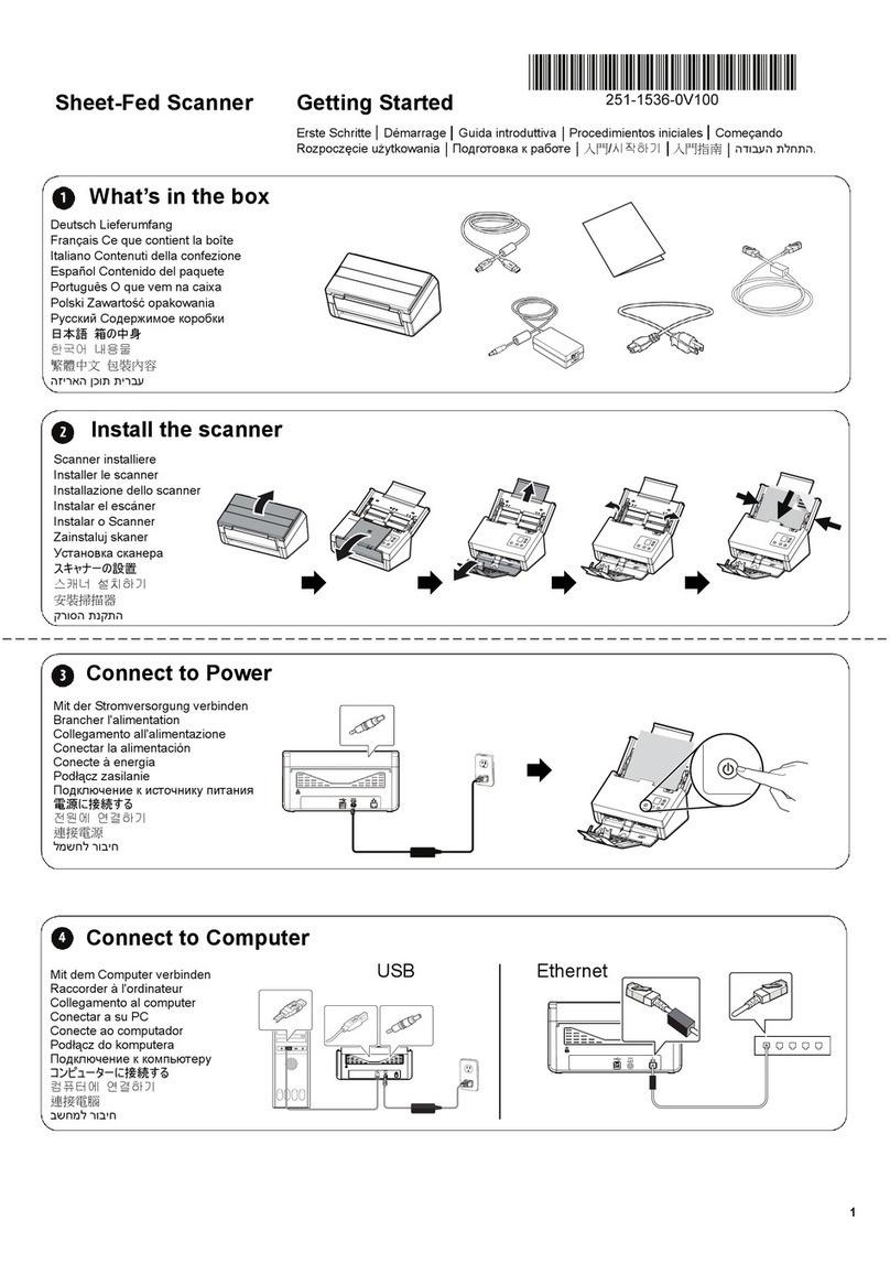 Avision AD3100 Series User manual