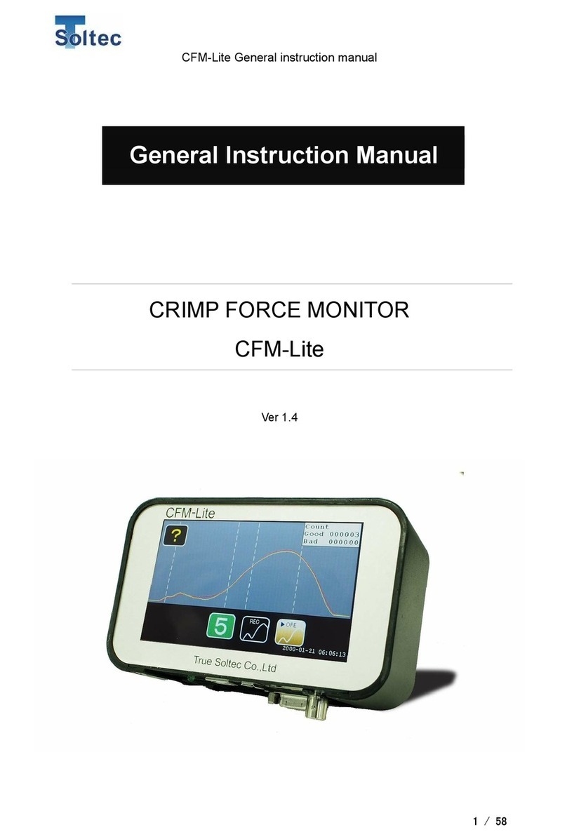 Soltec CFM-Lite Instruction manual