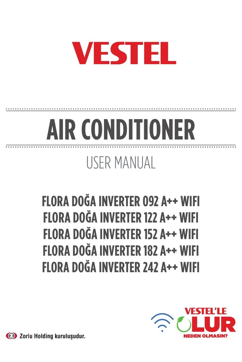 VESTEL FLORA DOGA INVERTER 092 A++ WIFI User manual