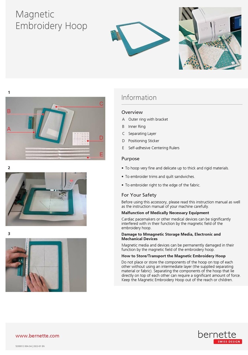 Bernette Snap Hoop Monster manual