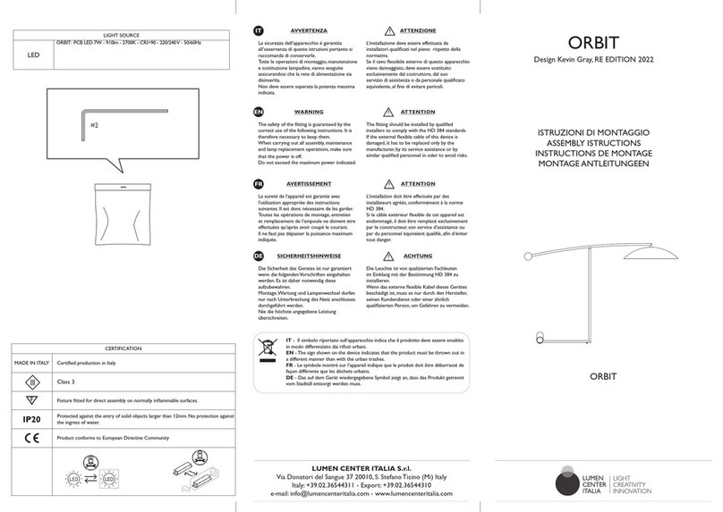 Lumen ORBIT Assembly instructions