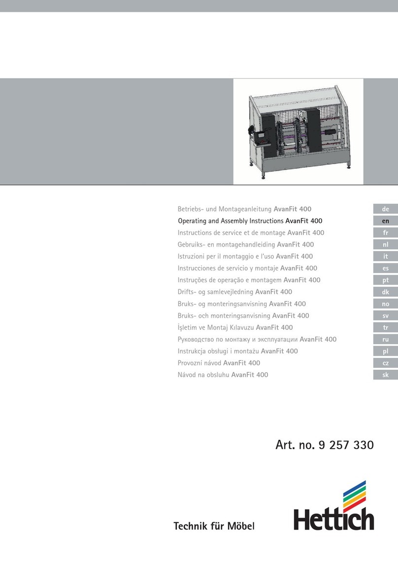 Hettich AvanFit 400 Product guide