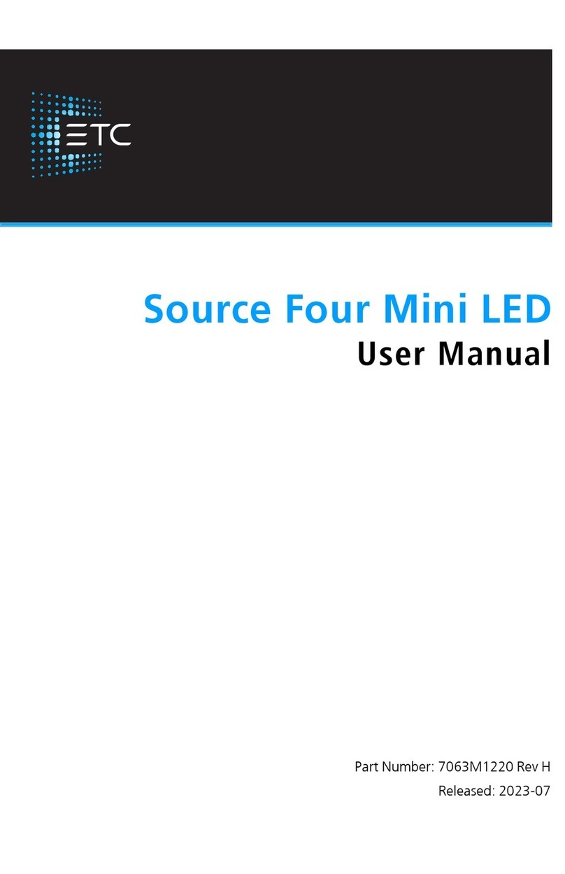 ETC Source Four Mini LED User manual ETC Source Four Mini LED User manual