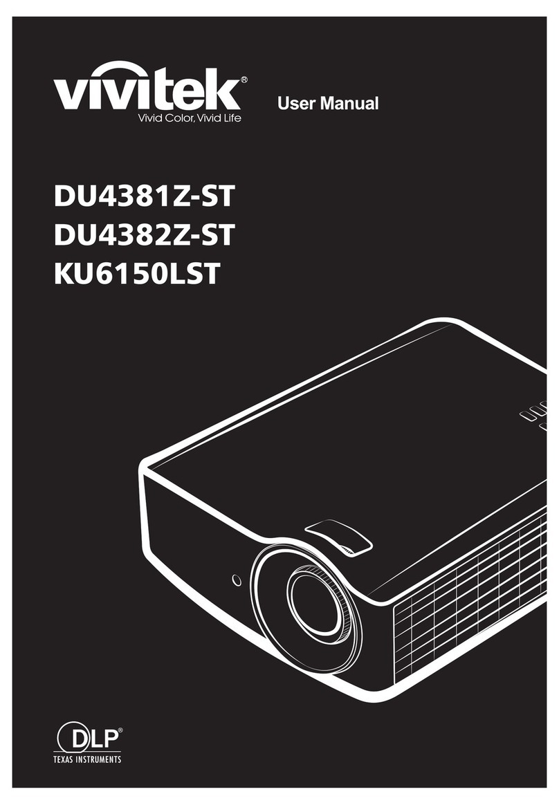 Vivitek DU4381Z-ST User manual