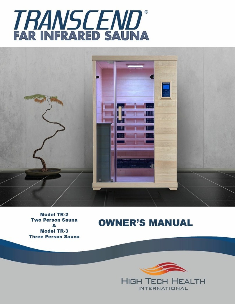 High tech health Transcend TR-2 owner's manual