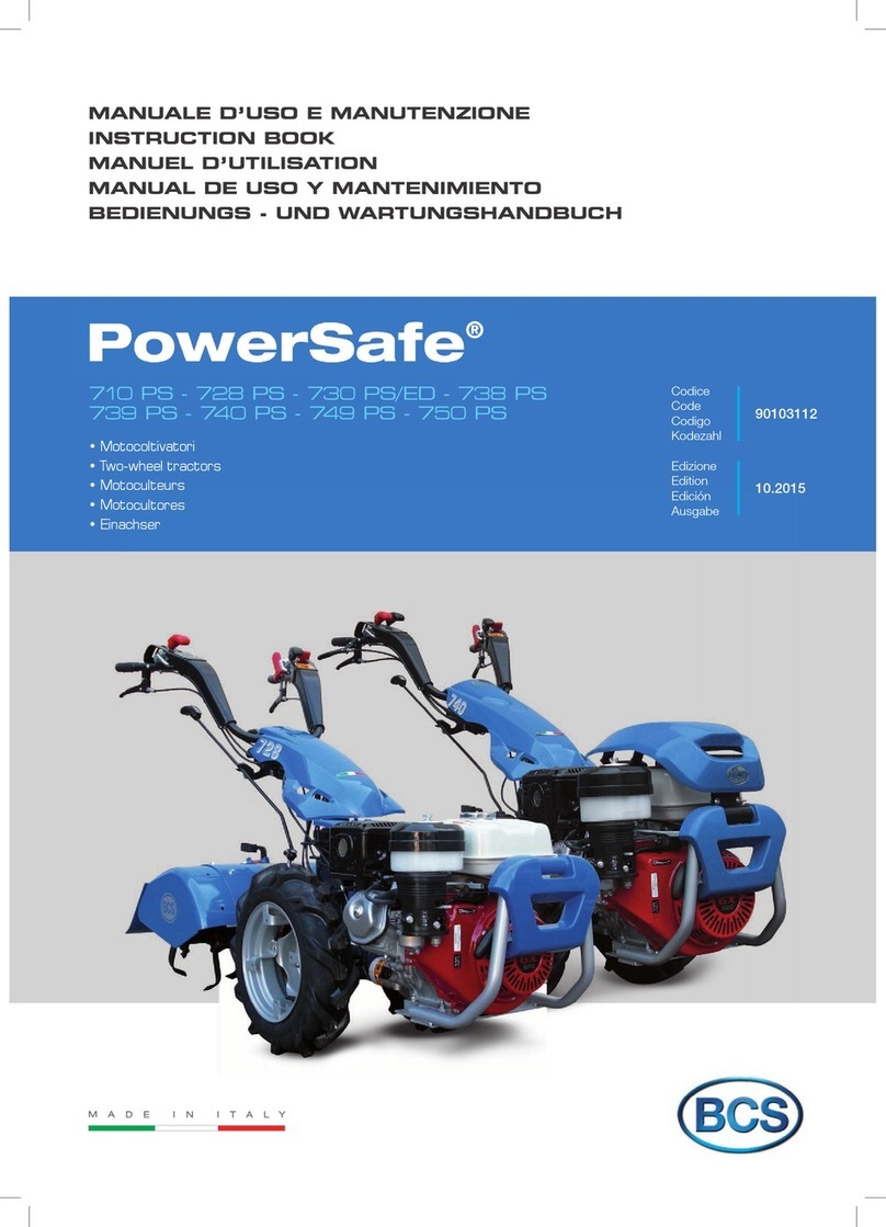 BCS PowerSafe 730 PS/ED Instruction book