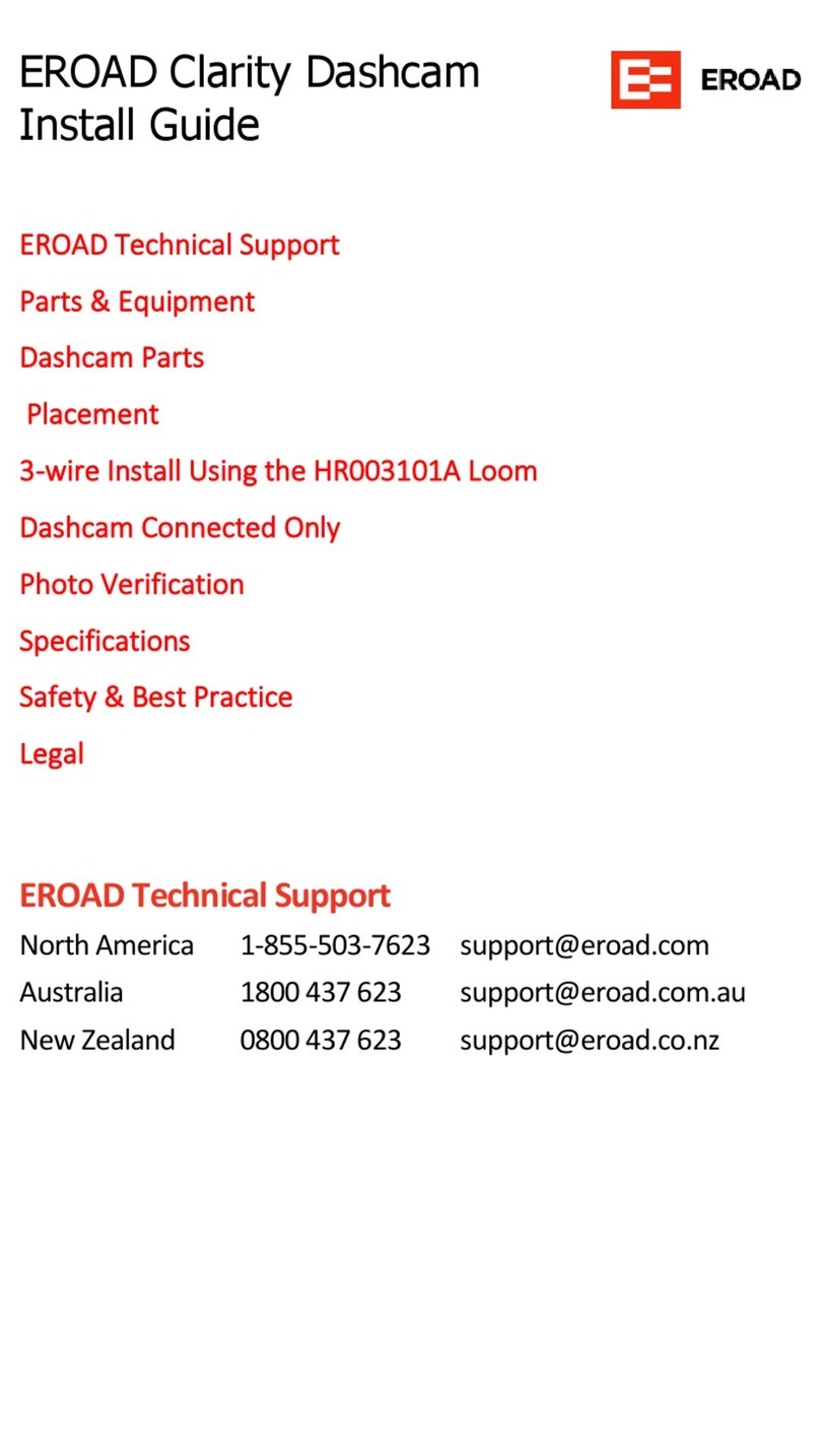 EROAD HR003101A install guide