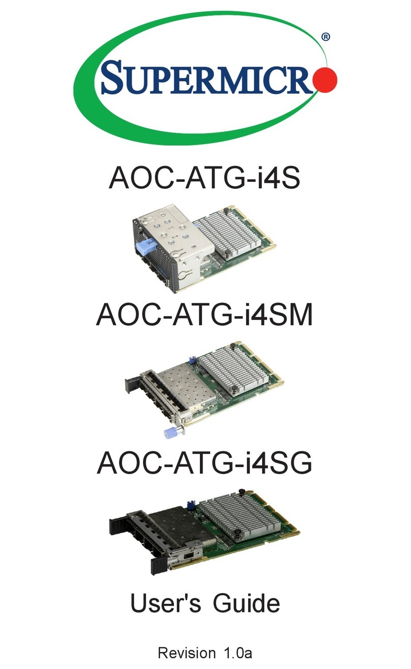 Supermicro AOC-ATG-i4SG User manual