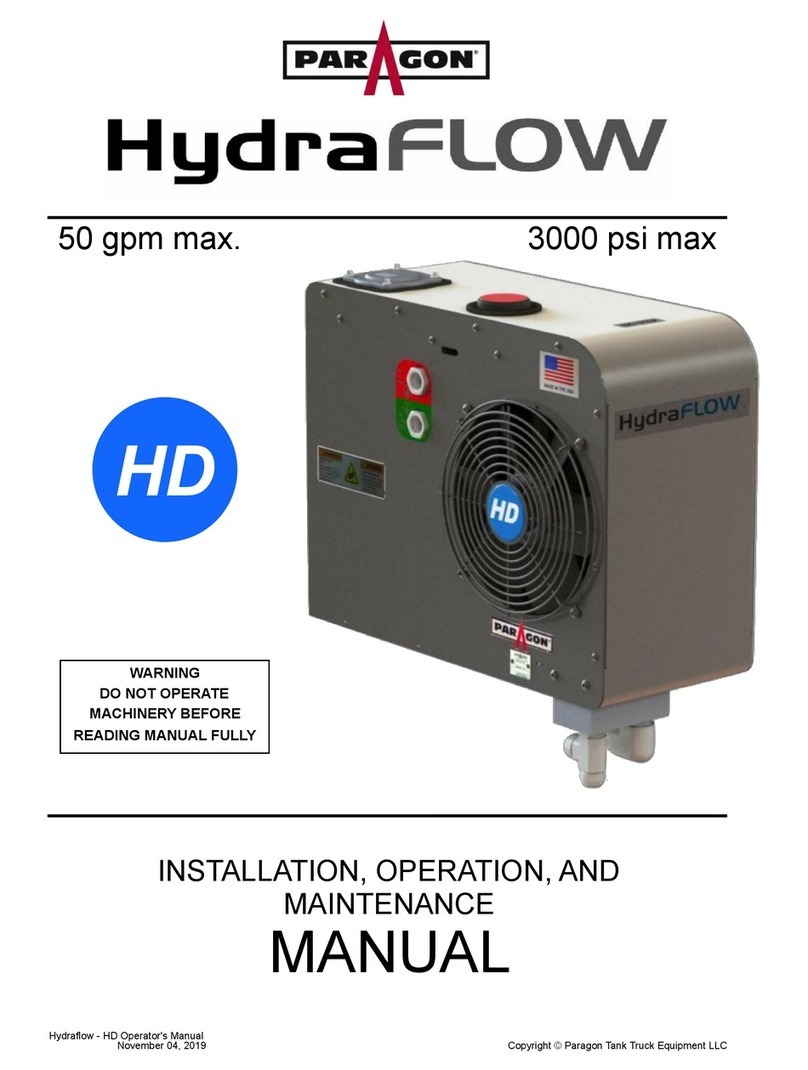 Paragon HydraFLOW Installation, operation and maintenance manual