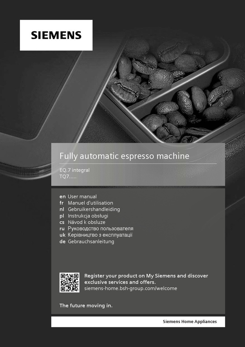 Siemens TQ705R03 User manual