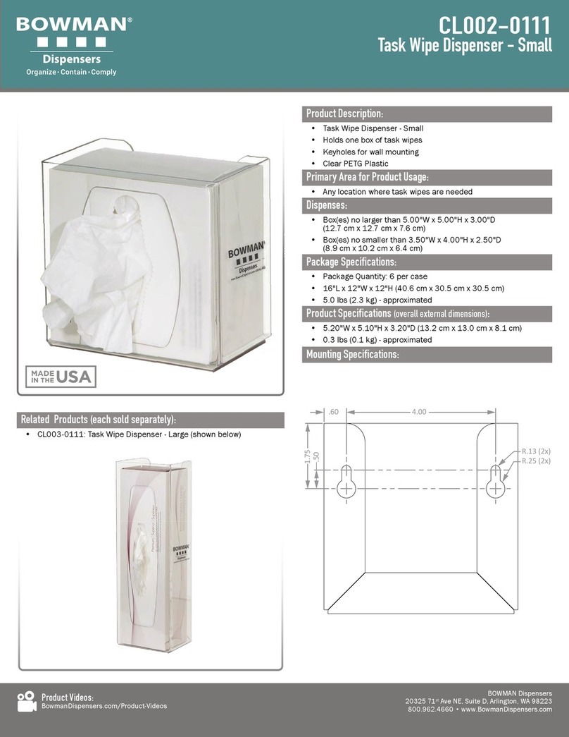 BOWMAN CL002-0111 User manual