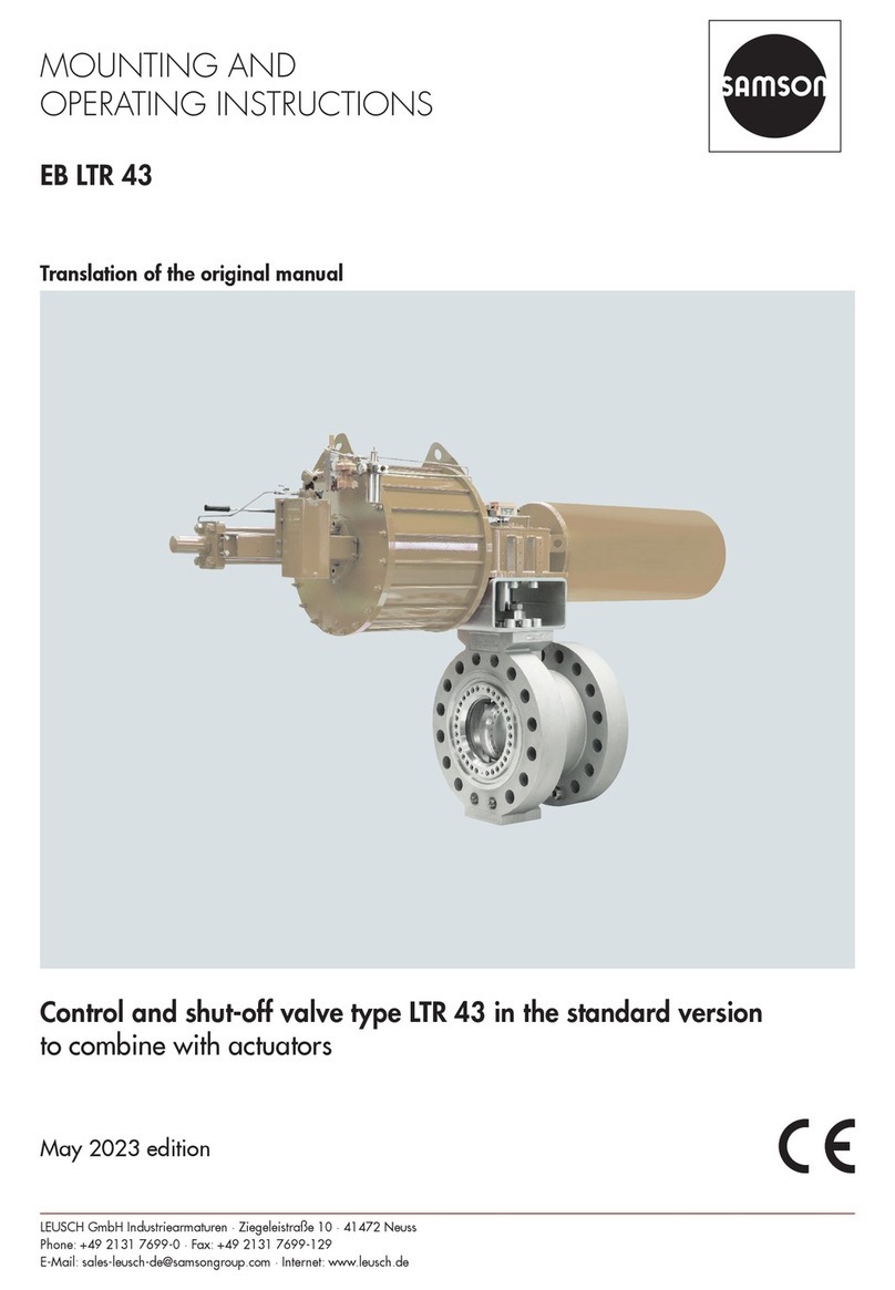 Samson EB LTR 43 Mounting and operating instructions