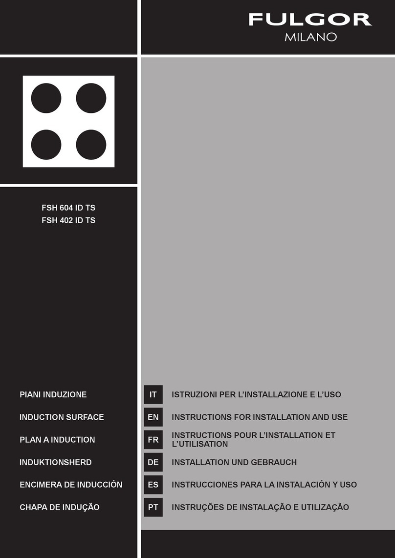 Fulgor Milano FSH 604 ID TS Instructions for installation and use