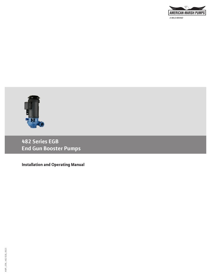 Wilo American-Marsh Pumps 482 EGB Series User manual