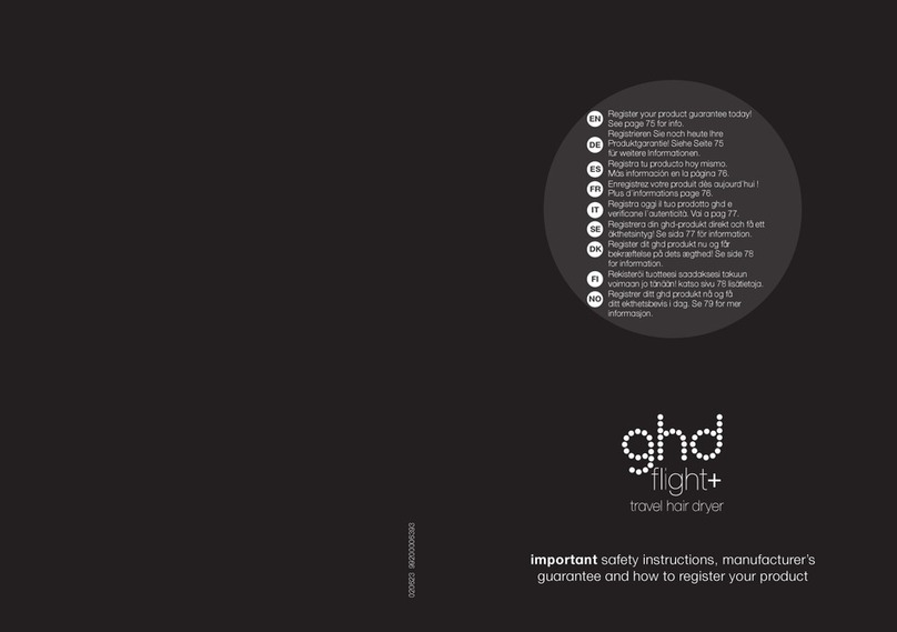 ghd Flight+ User manual