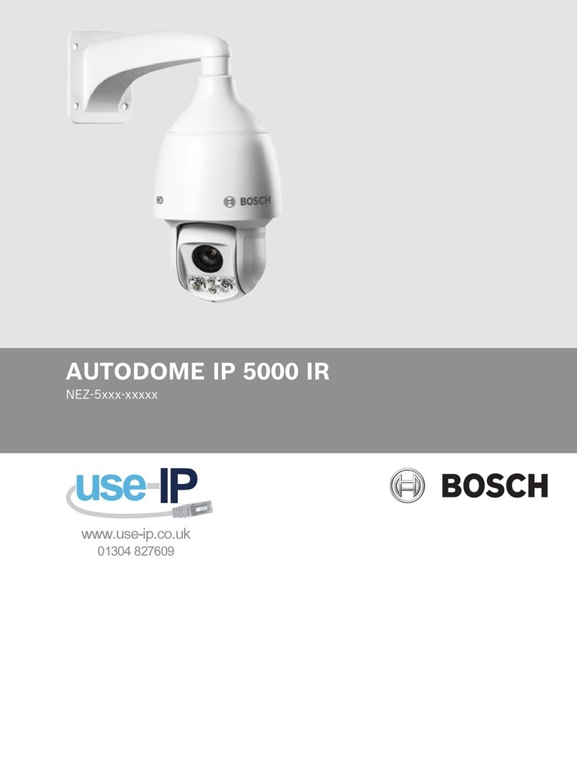 Bosch AUTODOME IP 5000 IR NEZ-5 Series User manual