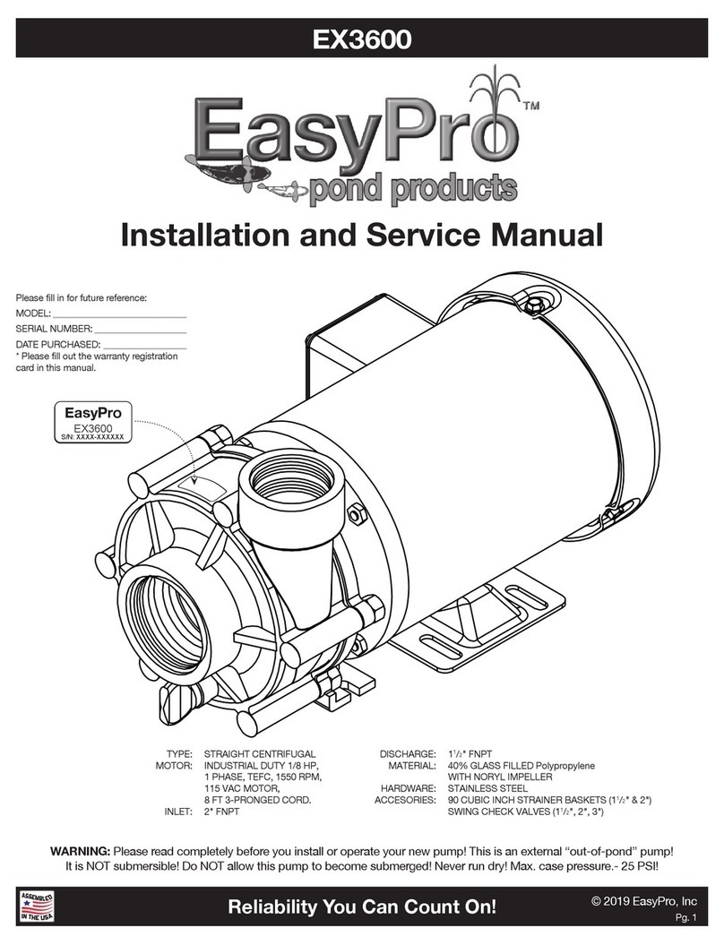 EasyPro EX3600 Manual