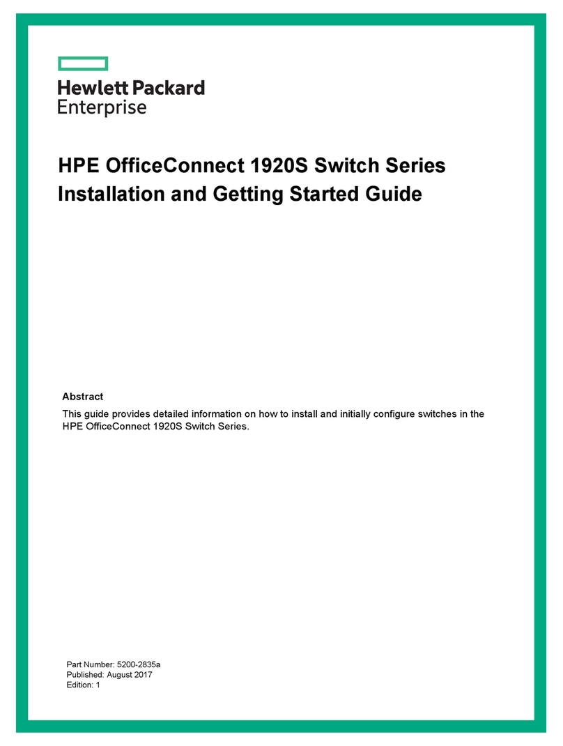 HPE OfficeConnect 1920S Series User manual