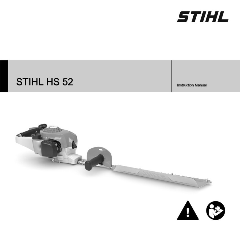 Stihl HS 52 User manual