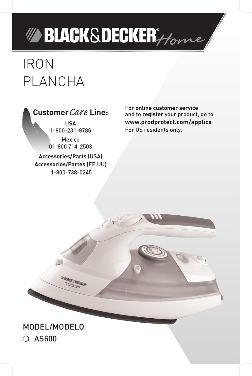 Black & Decker Power Pro AS600 Installation instructions