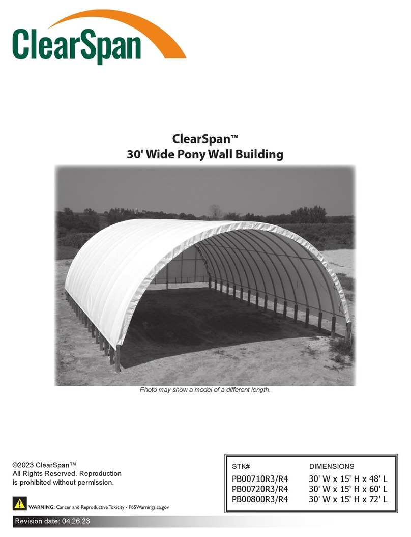 ClearSpan PB00710R3 manual