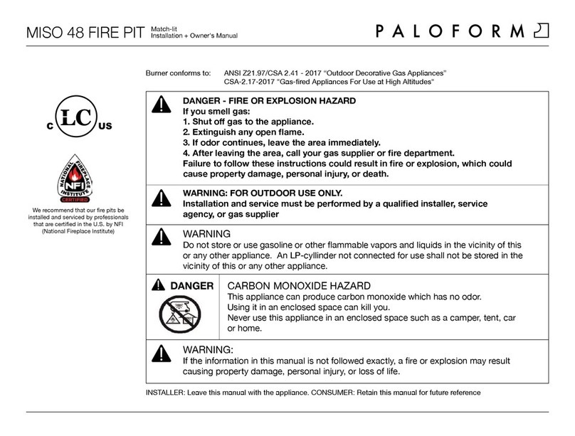 Paloform MISO 48 Installation instructions Paloform MISO 48 Installation instructions
