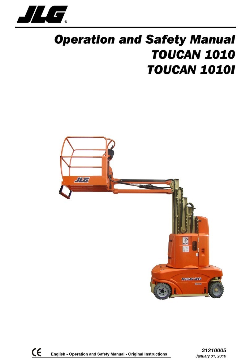 JLG TOUCAN 1010 I Use and care manual JLG TOUCAN 1010 I Use and care manual