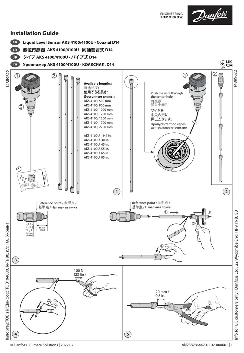 Danfoss 084H4505 User manual