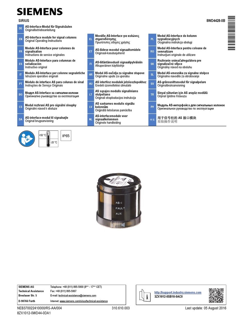 Siemens SIRIUS 8WD4428-0B Original operating instructions