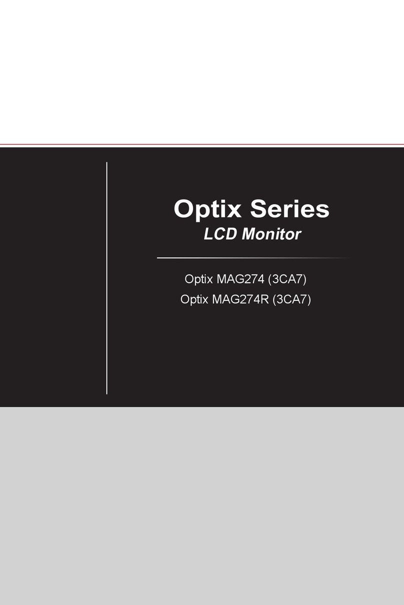 MSI Optix MAG274R User manual