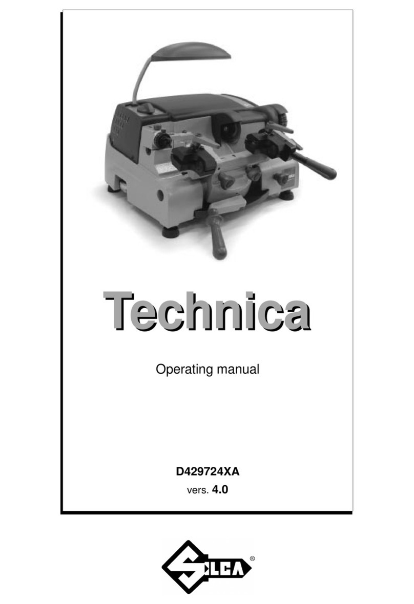 Silca D429724XA User manual Silca D429724XA User manual