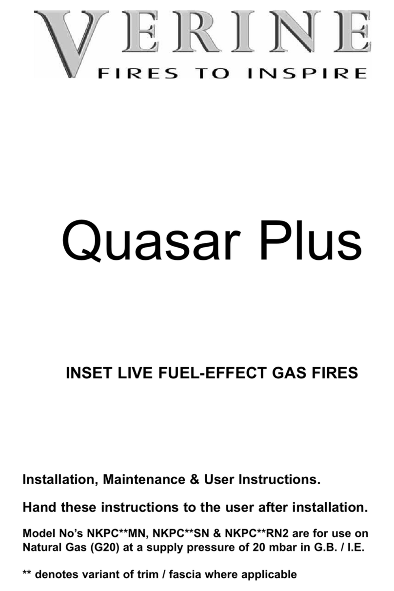 Verine Quasar Plus NKPC MN Series Installation, maintenance & user instructions Verine Quasar Plus NKPC MN Series Installation, maintenance & user instructions