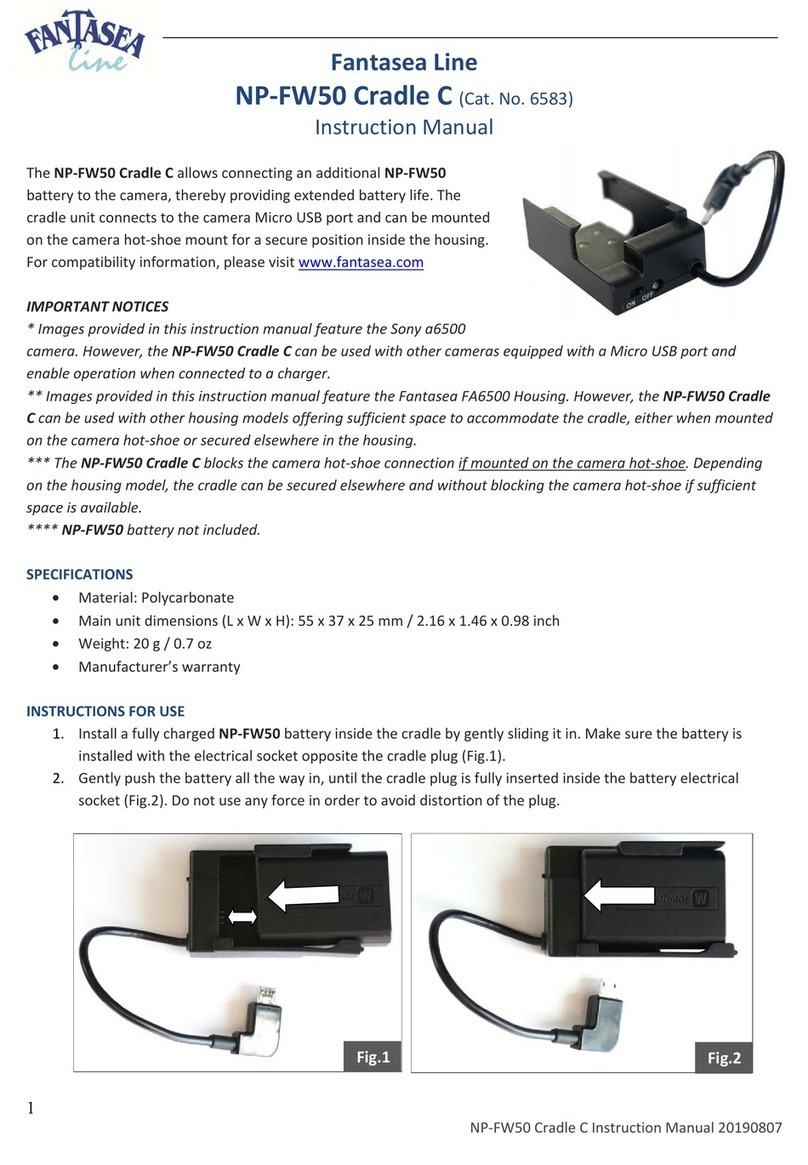 Fantasea Line NP-FW50 Cradle C User manual