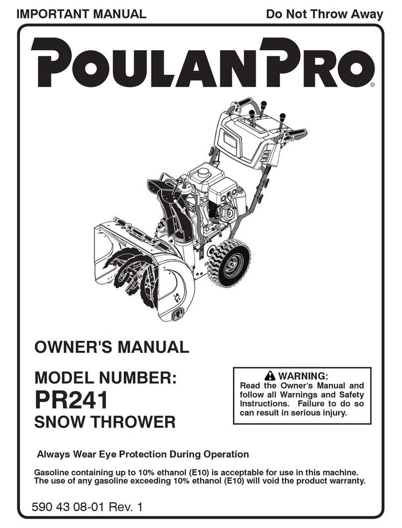 Poulan Pro and PR241 owner's manual