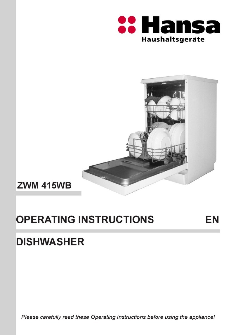 Hansa ZWM 415WB User manual
