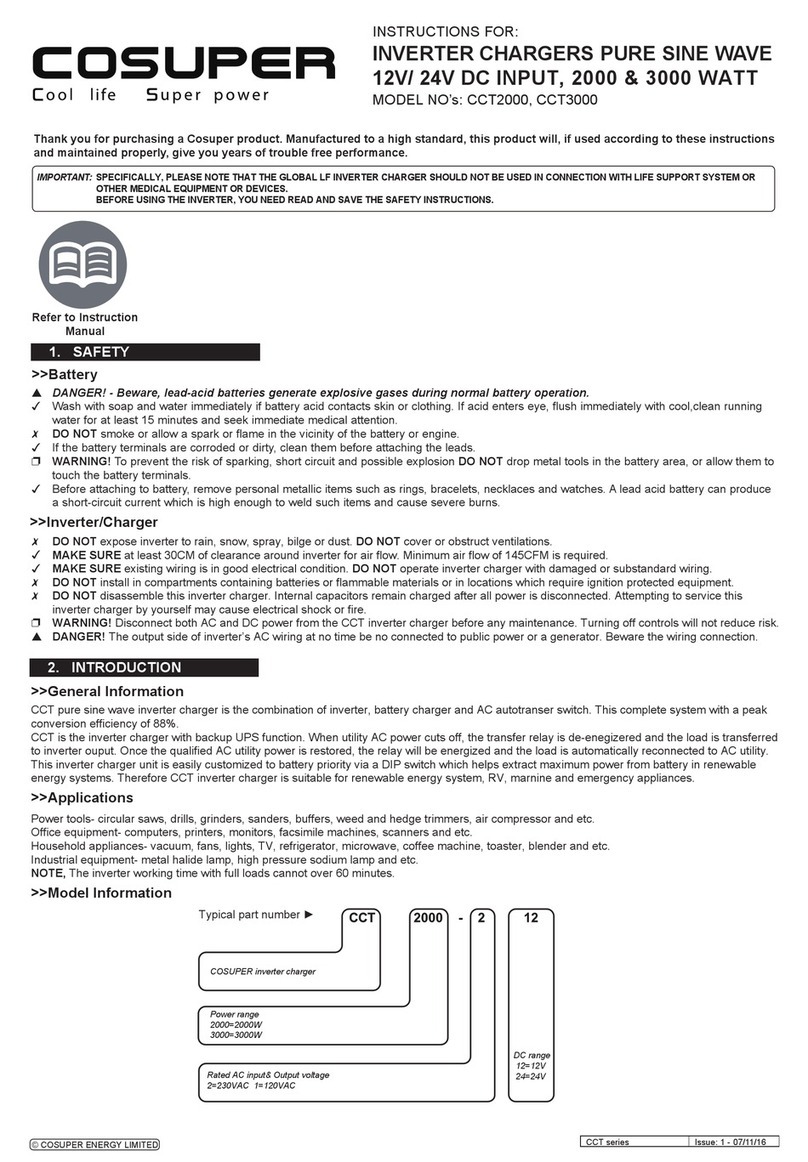 Cosuper CCT2000 instructions