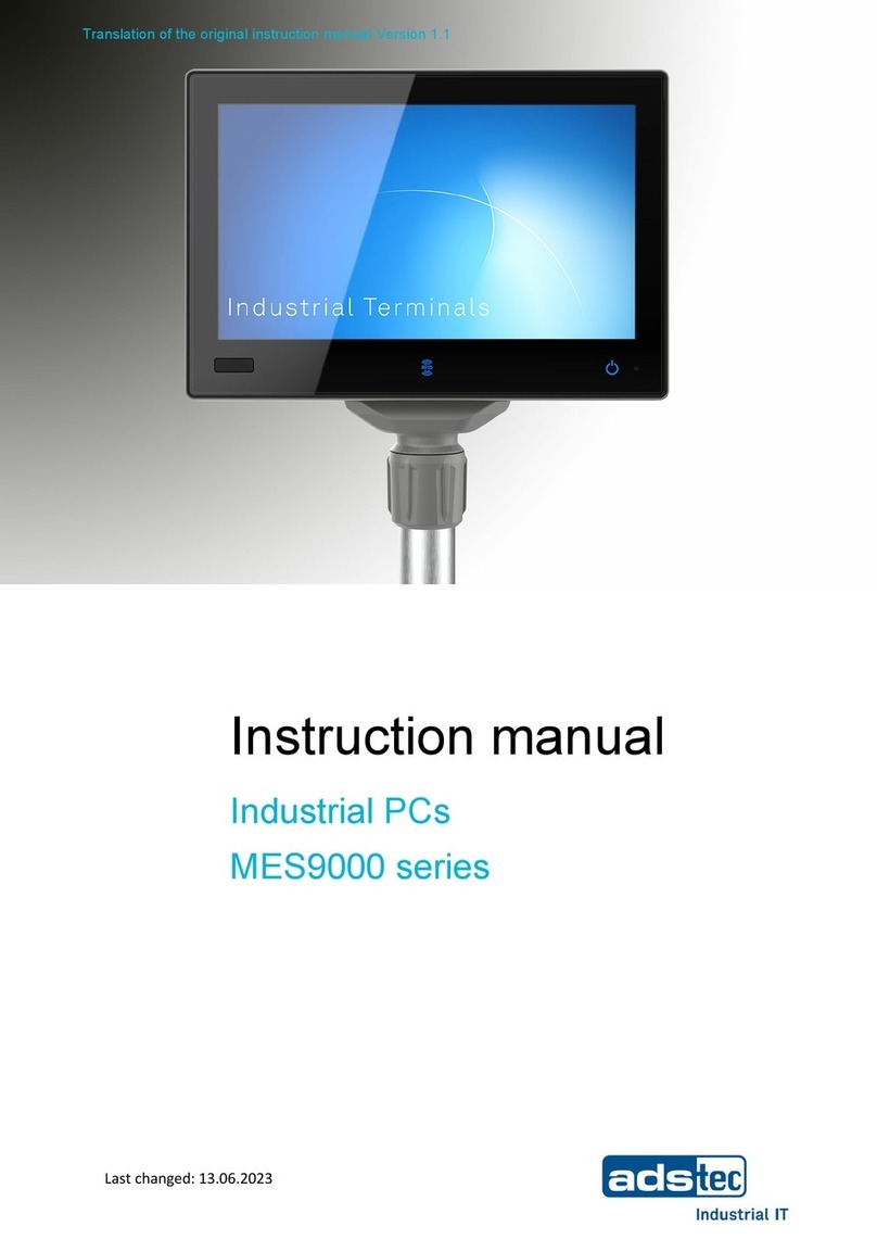 adstec MES9000 Series instruction manual