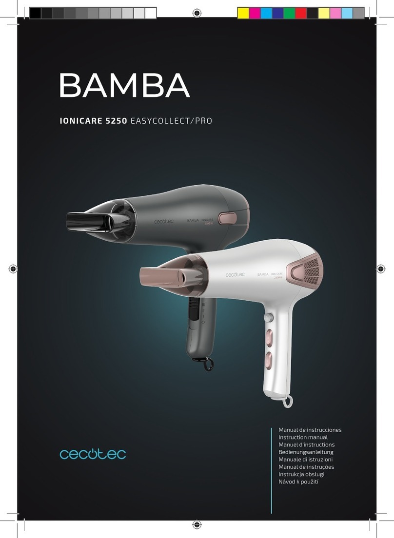 cecotec Bamba IoniCare 5250 EasyCollect User manual