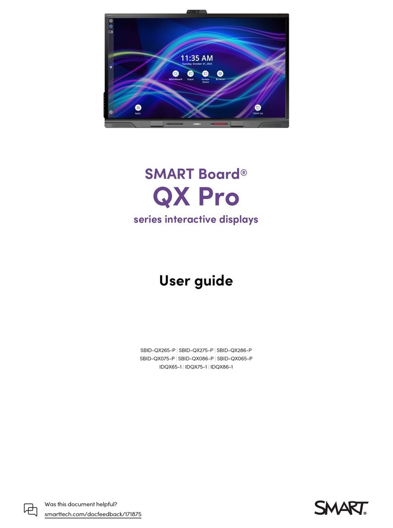 SMART Board QX Pro Series User manual