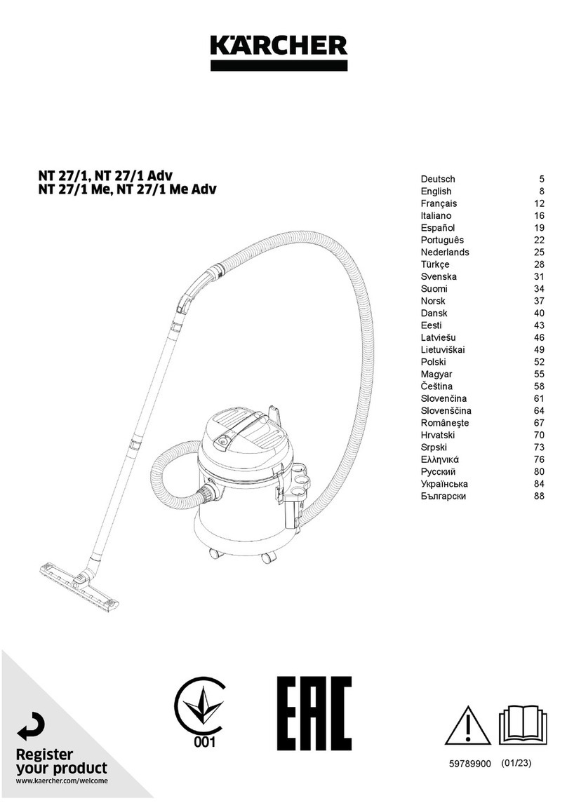 Kärcher NT 27/1 User manual