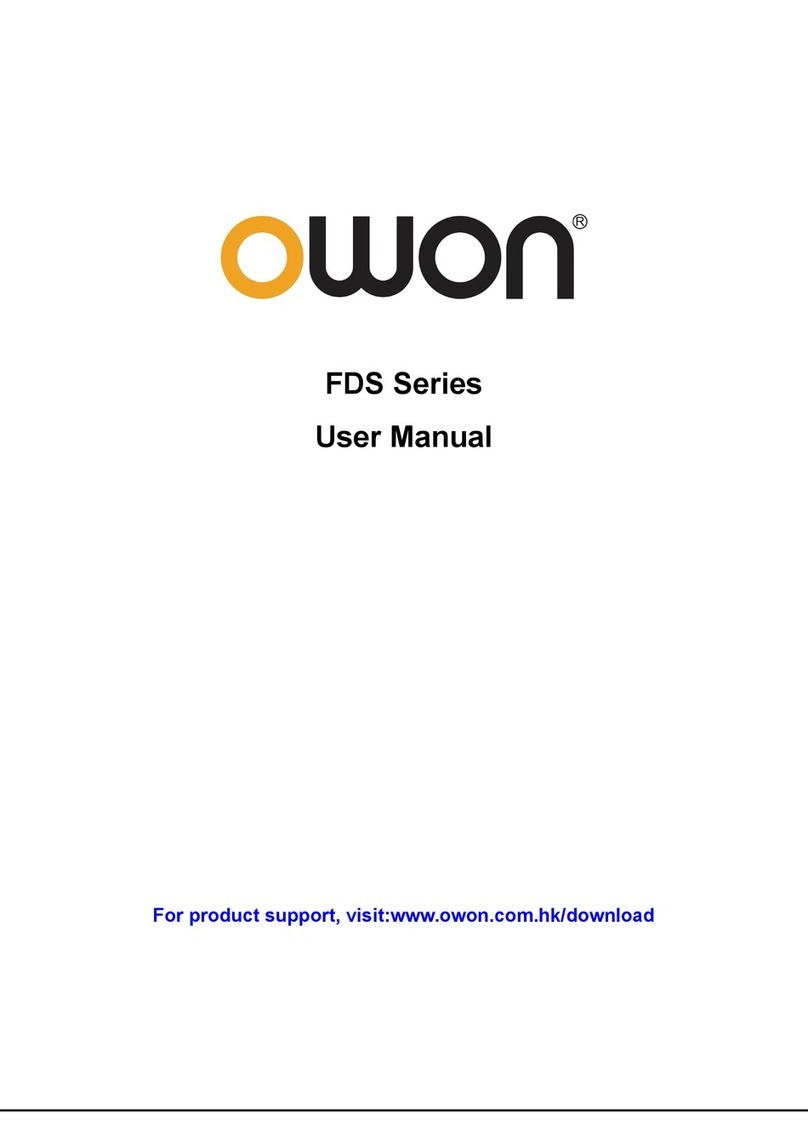 Owon FDS Series User manual