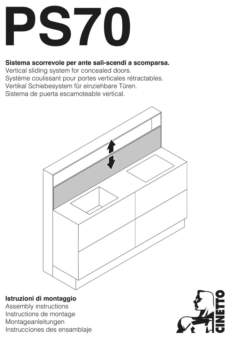 cinetto PS70 Assembly instructions